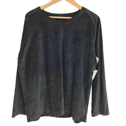 ニードルズ Needles  L/S U Neck Tee – C/Pe Velour ベロア ロング スリーブ Tシャツ メンズ JPN:S